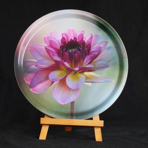 Dahlia rund bricka